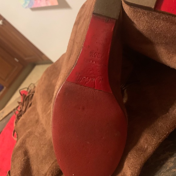 Authentic Christian Louboutin fringe boots - Picture 7 of 7